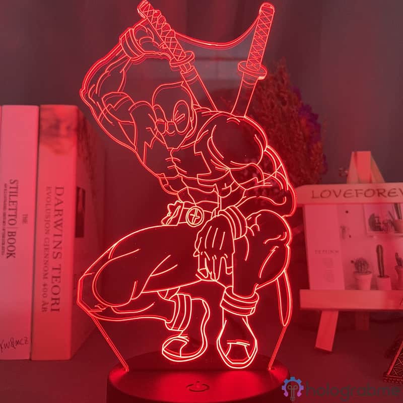 Lampe 3D Deadpool Comic 1
