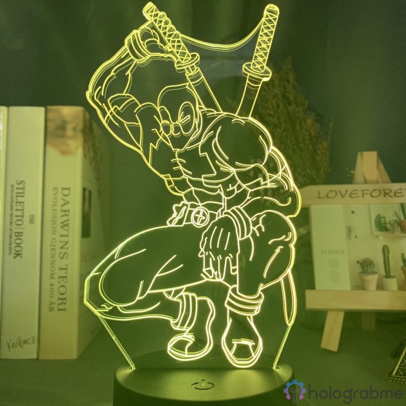 Lampe 3D Deadpool Comic 5