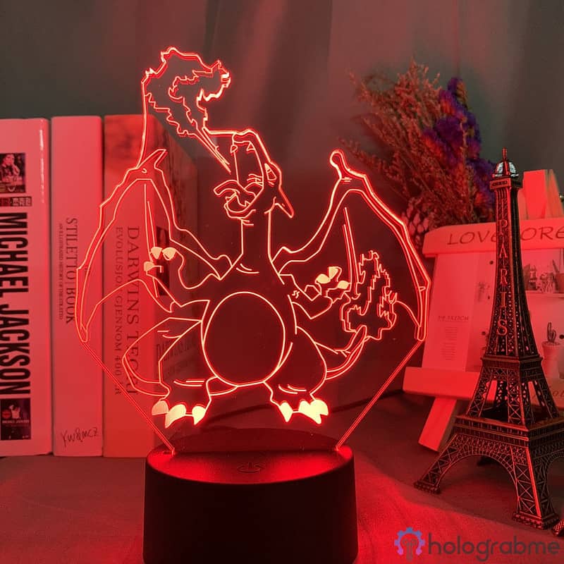 Lampe 3D Dracaufeu 1