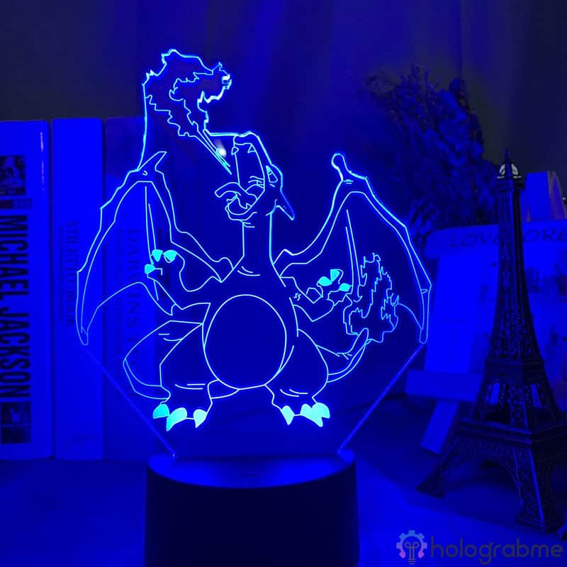 Lampe 3D Dracaufeu 3