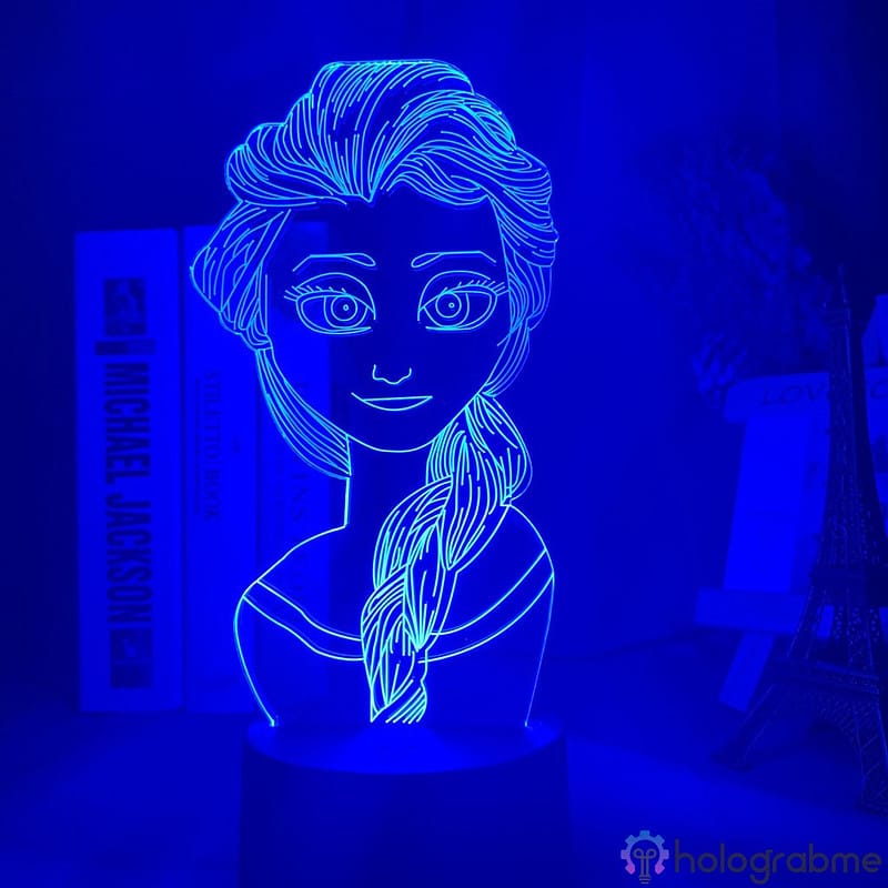 Lampe 3D Elsa la Reine des Neiges 3