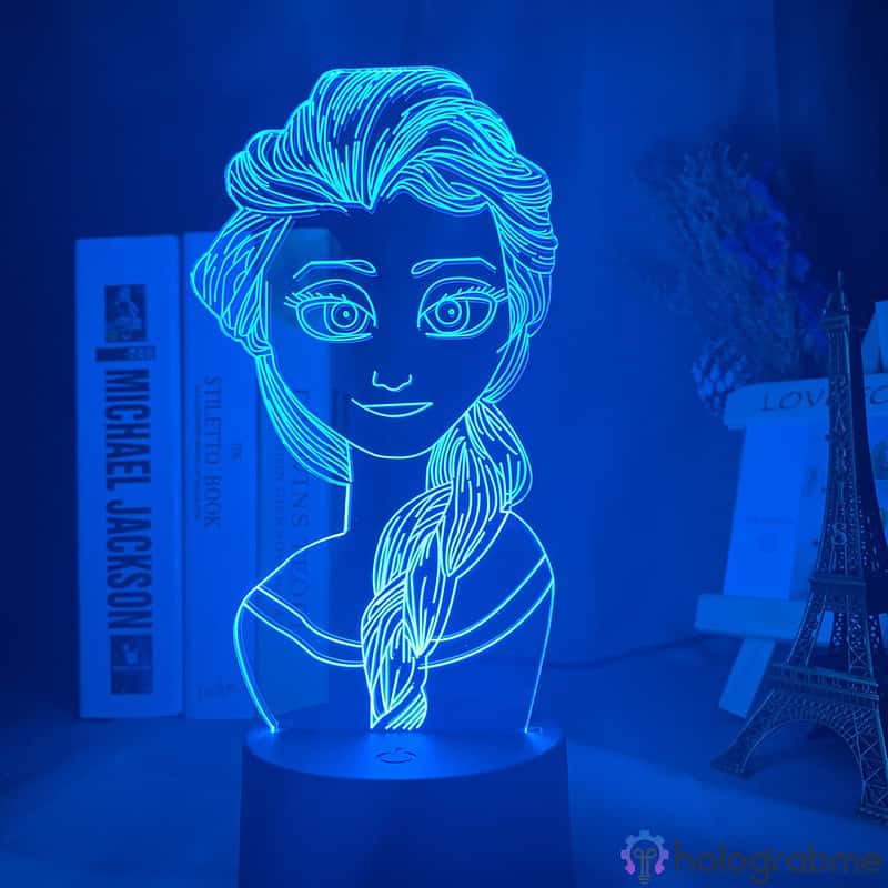 Lampe 3D Elsa la Reine des Neiges 6
