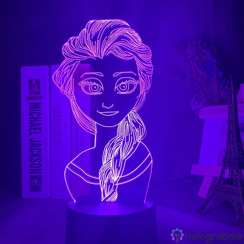 Lampe 3D Elsa la Reine des Neiges 7