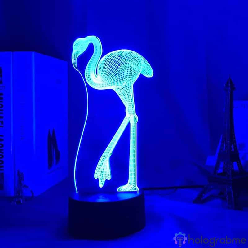 Lampe 3D Flamant Rose 5