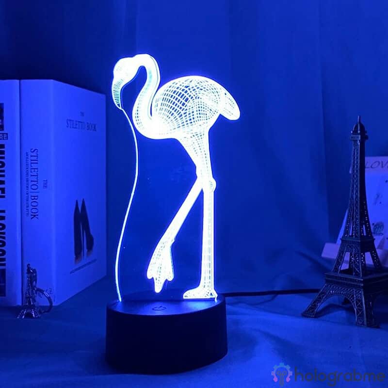 Lampe 3D Flamant Rose 6