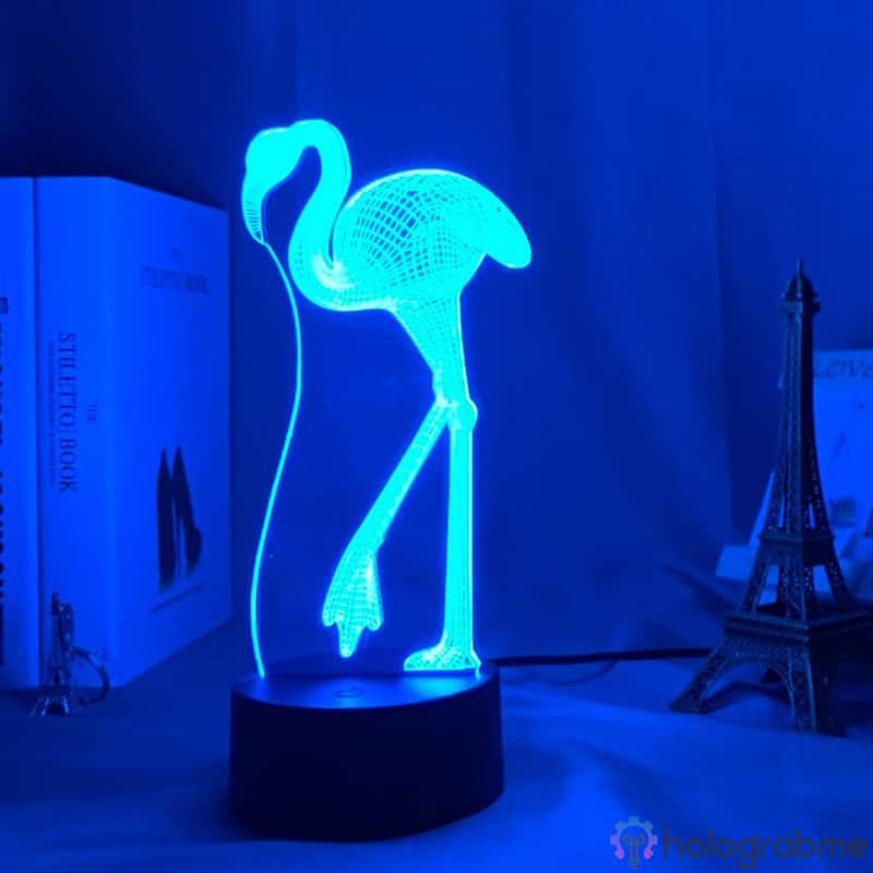 Lampe 3D Flamant Rose 7