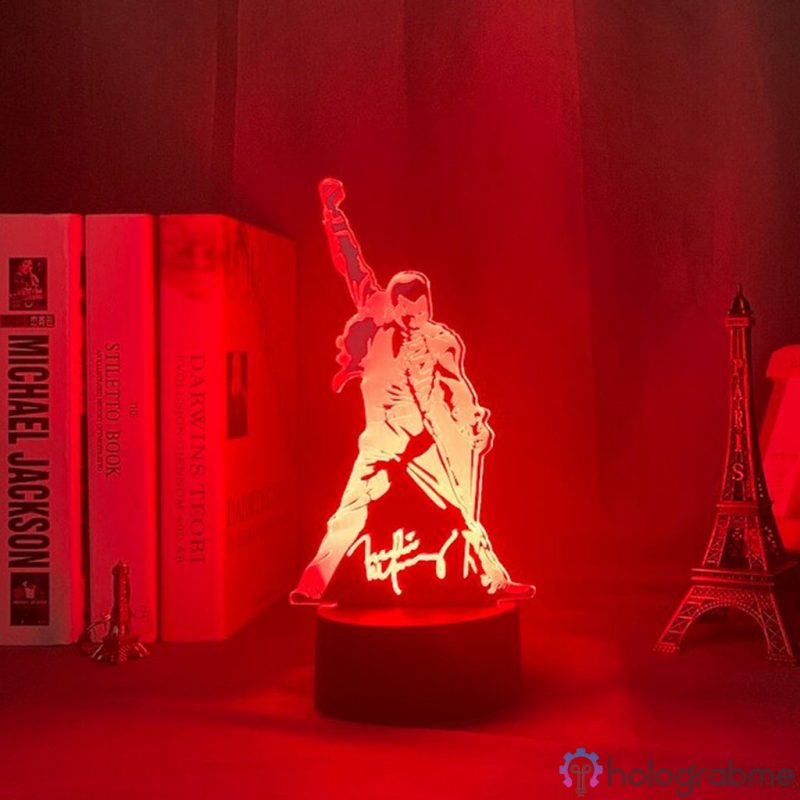 Lampe 3D Freddie Mercury 3