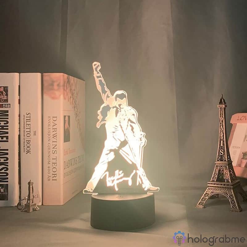Lampe 3D Freddie Mercury 5