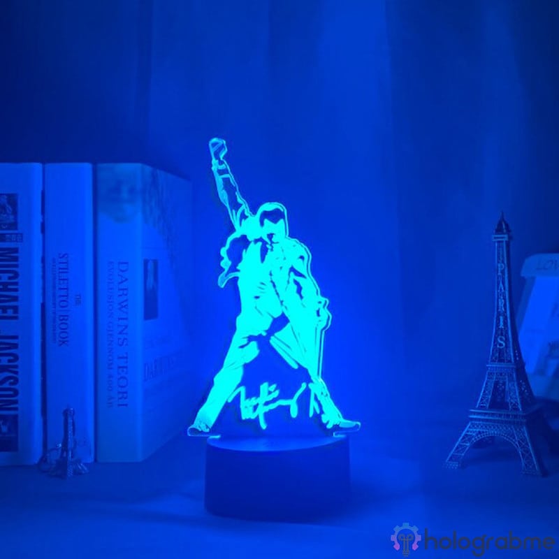 Lampe 3D Freddie Mercury 6