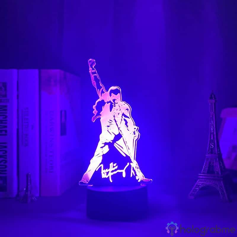Lampe 3D Freddie Mercury 7
