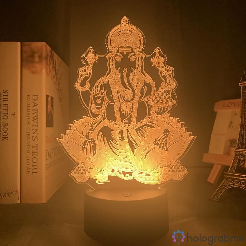 Lampe 3D Ganesh 5