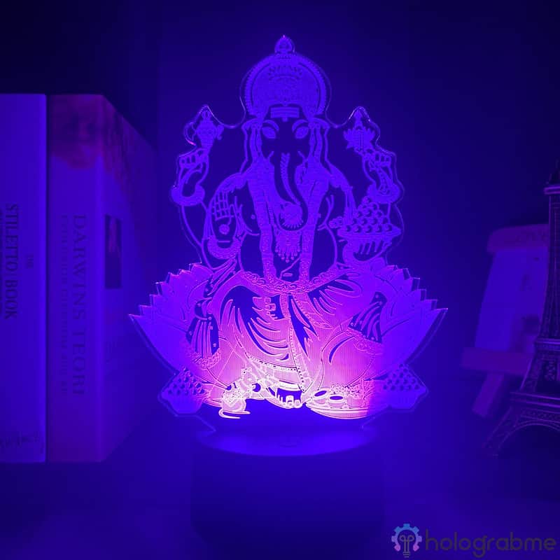 Lampe 3D Ganesh 6