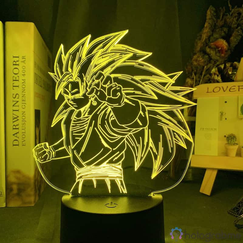 Lampe 3D Goku SSJ 3 4