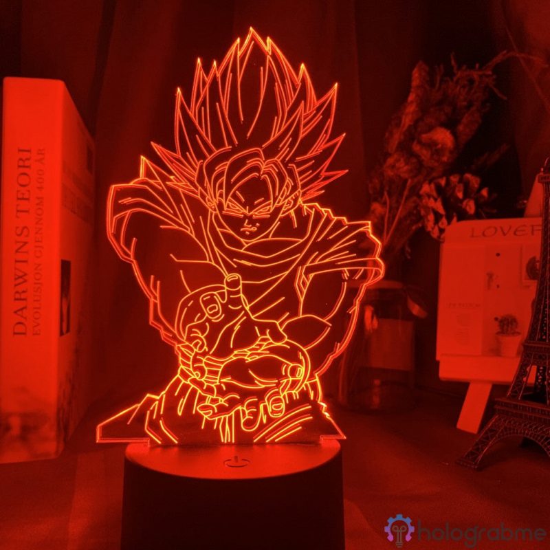 Lampe 3D Goku SSJ Kamehameha 1