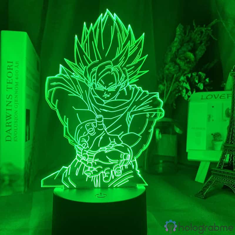 Lampe 3D Goku SSJ Kamehameha 2