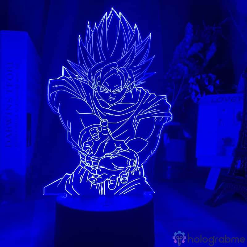 Lampe 3D Goku SSJ Kamehameha 3
