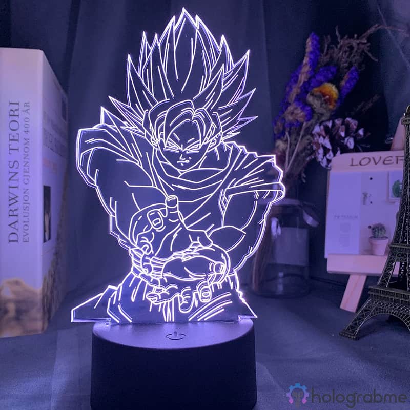 Lampe 3D Goku SSJ Kamehameha 4