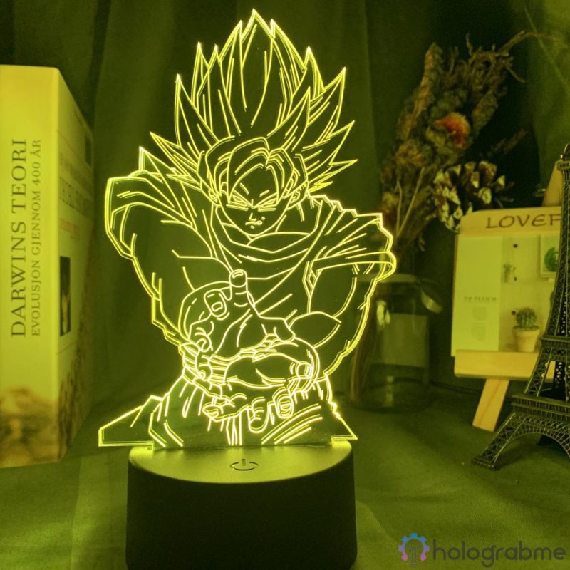 Lampe 3D Goku SSJ Kamehameha 5