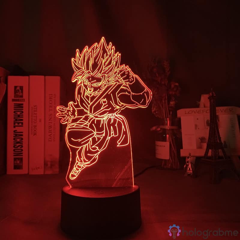 Lampe 3D Goku blue 1