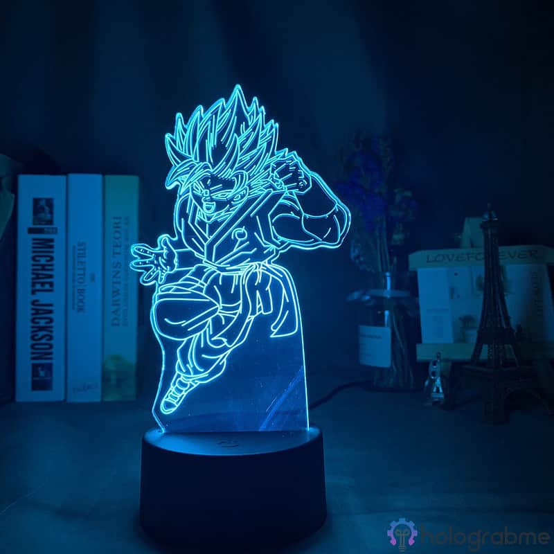 Lampe 3D Goku blue 2