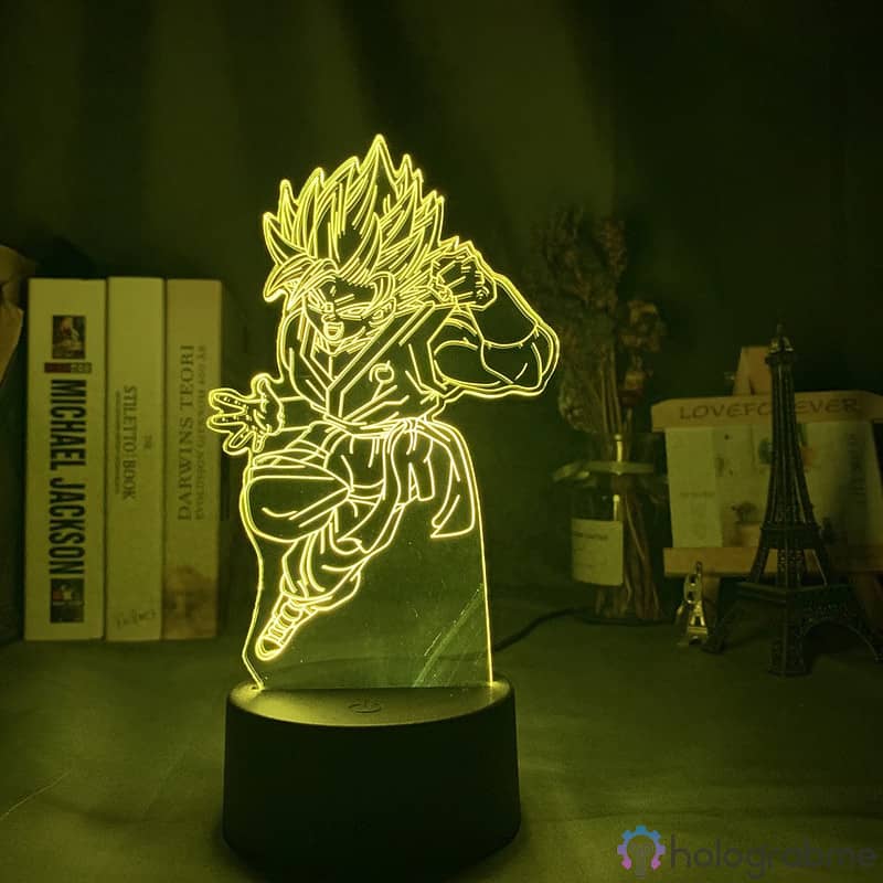 Lampe 3D Goku blue 6