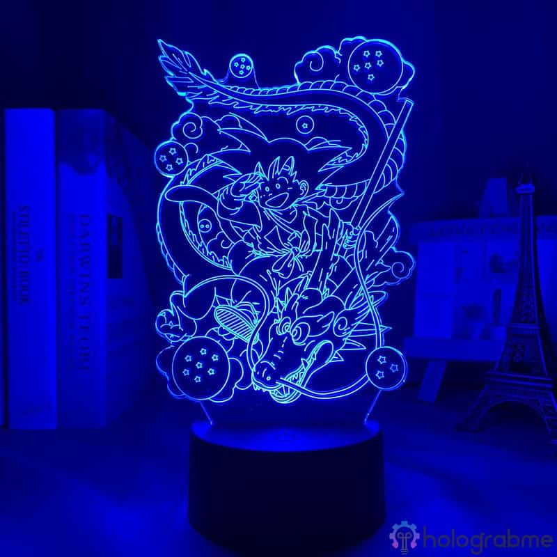 Lampe 3D Goku et Shenron 3