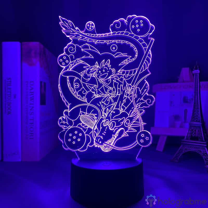Lampe 3D Goku et Shenron 7