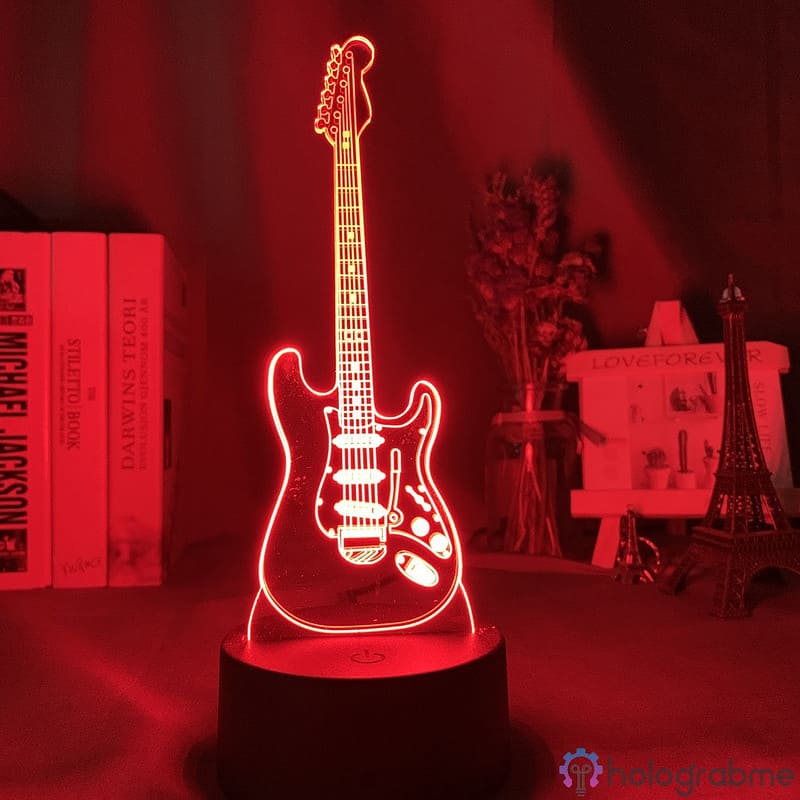 Lampe 3D Guitare Electrique 1