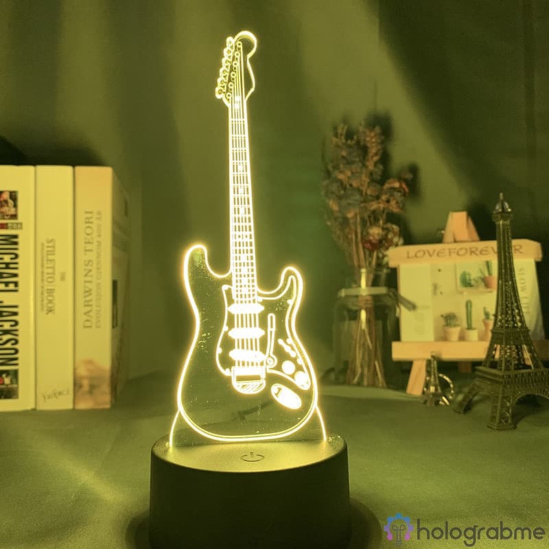 Lampe 3D Guitare Electrique 5