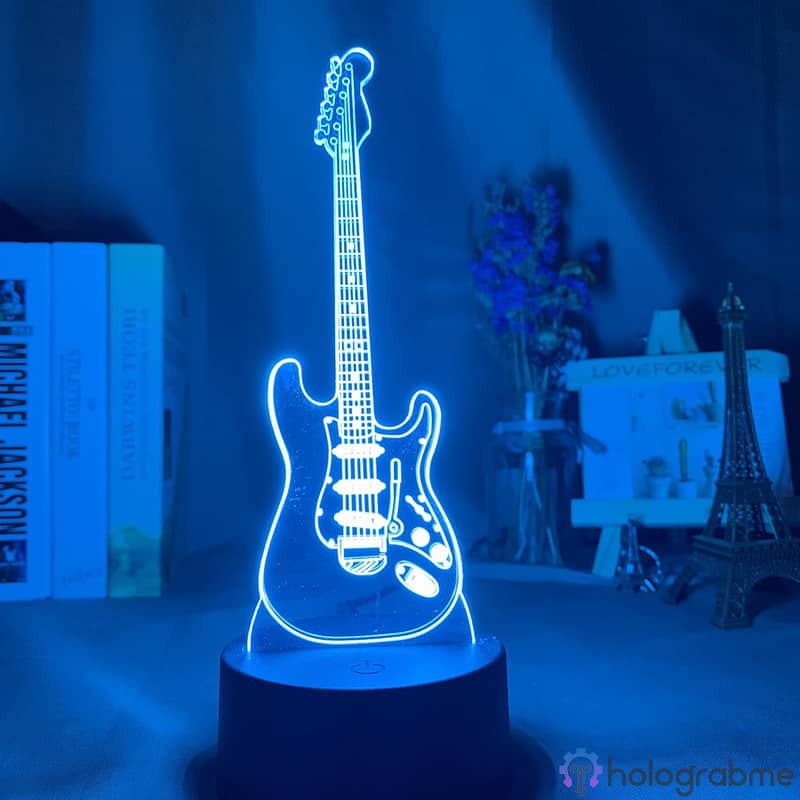 Lampe 3D Guitare Electrique 6