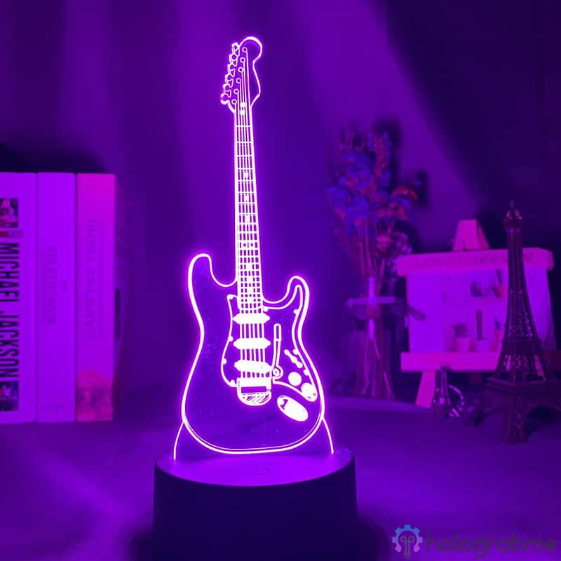 Lampe 3D Guitare Electrique 7