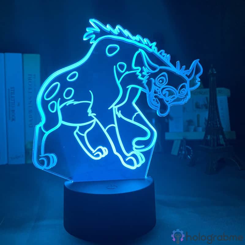 Lampe 3D Hyene Roi Lion 7