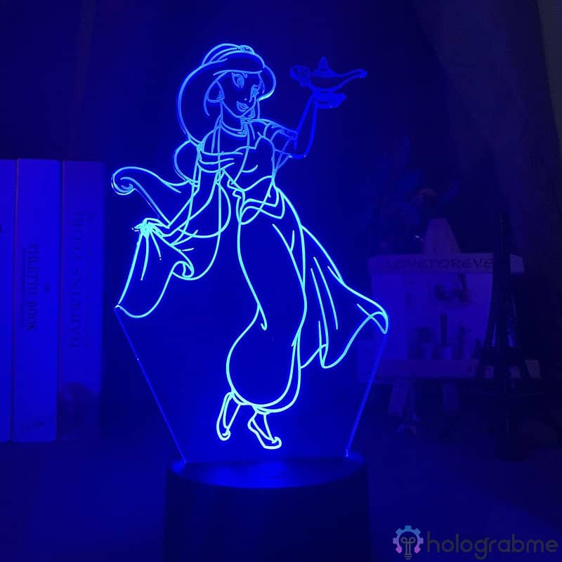 Lampe 3D Jasmine Disney 1