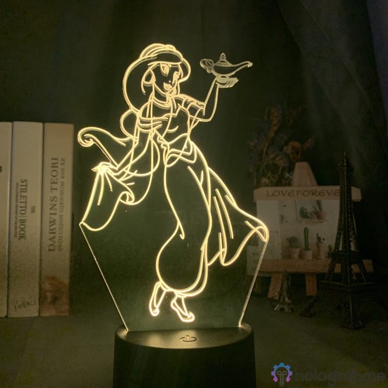 Lampe 3D Jasmine Disney 2