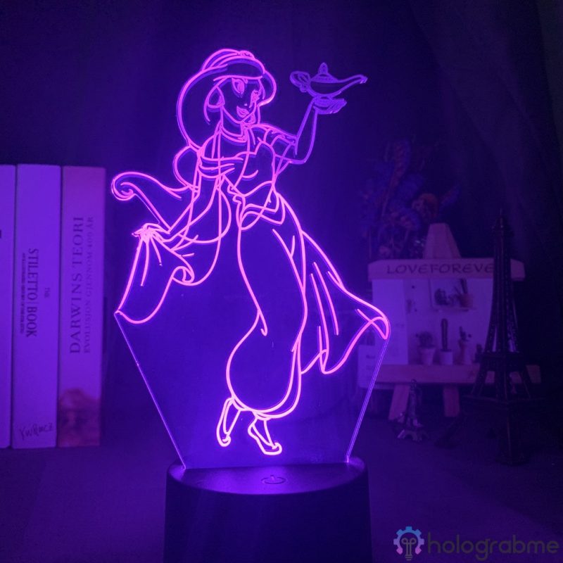 Lampe 3D Jasmine Disney 4