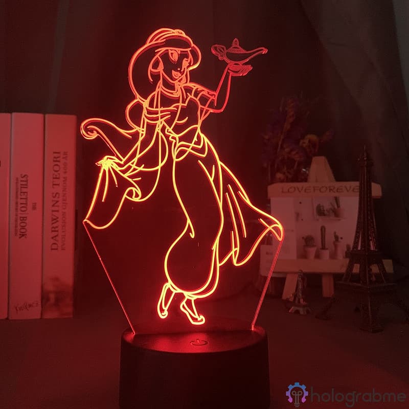 Lampe 3D Jasmine Disney 6