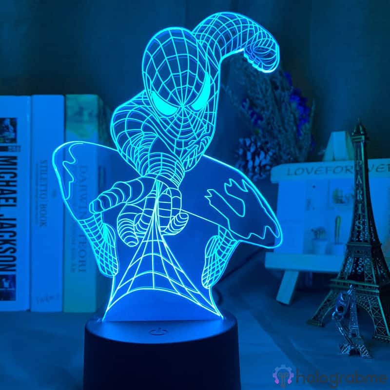 Lampe 3D Lance Toile Spiderman 2