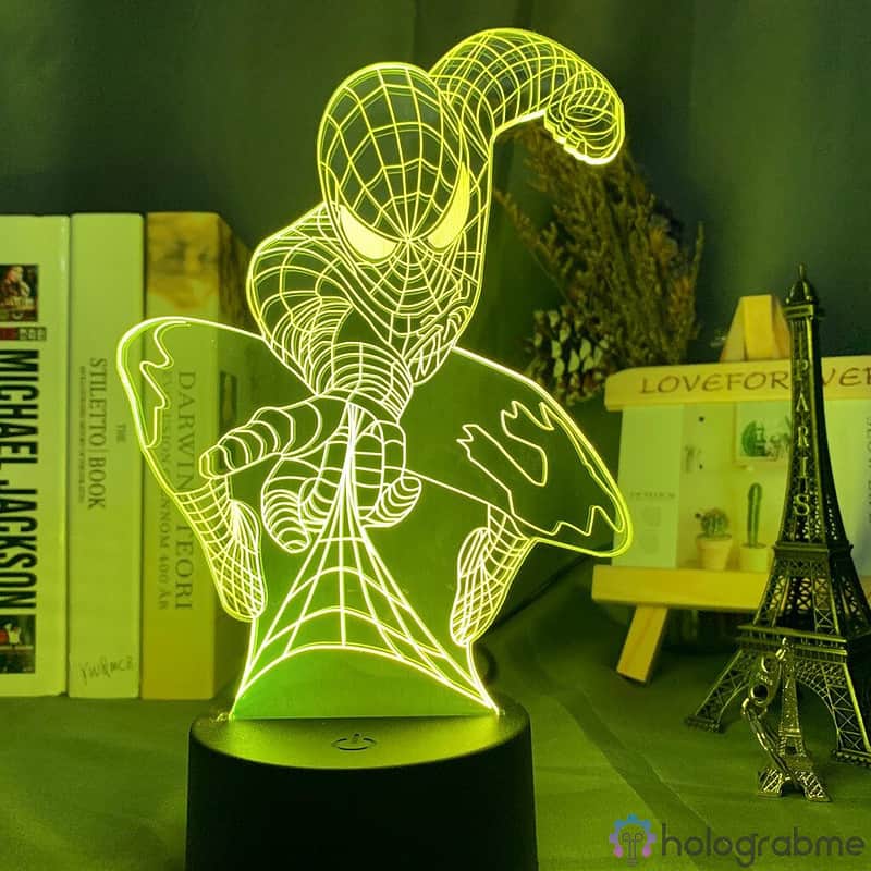Lampe 3D Lance Toile Spiderman 5