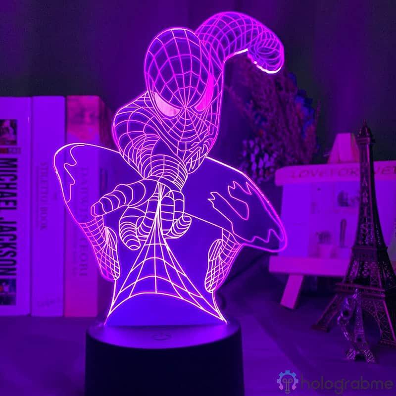 Lampe 3D Lance Toile Spiderman 6