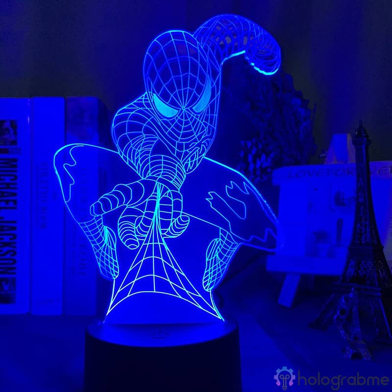 Lampe 3D Lance Toile Spiderman 7