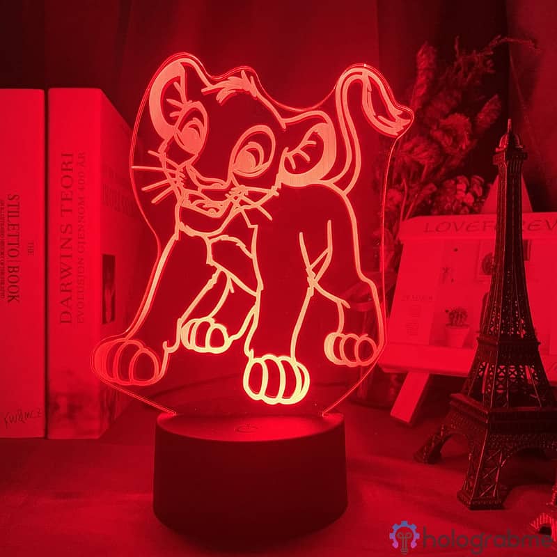 Lampe 3D Le Roi Lion Simba 1