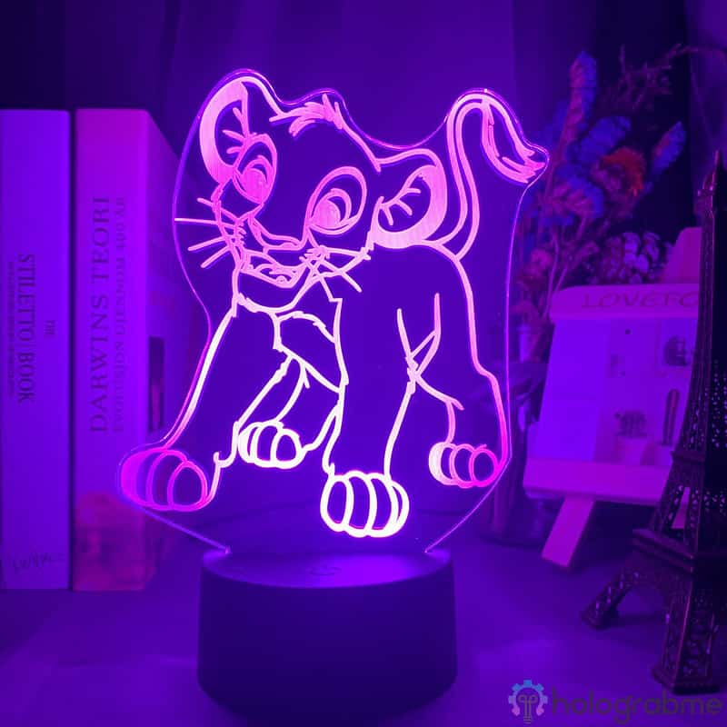 Lampe 3D Le Roi Lion Simba 4