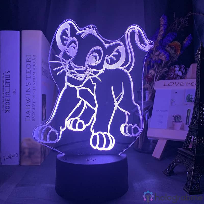 Lampe 3D Le Roi Lion Simba 6