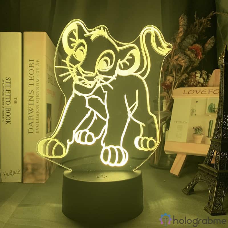 Lampe 3D Le Roi Lion Simba 7