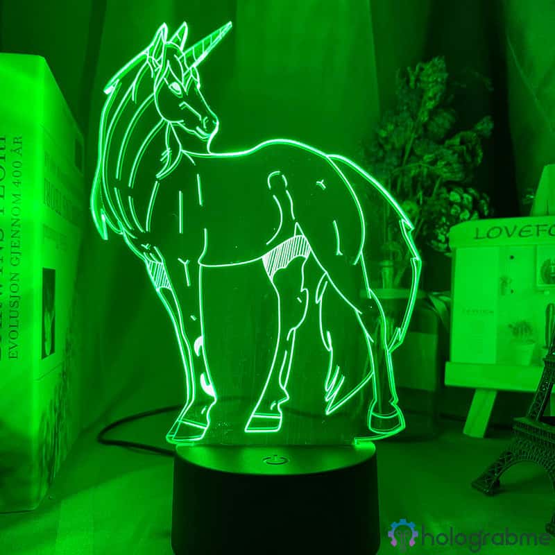 Lampe 3D Licorne 2