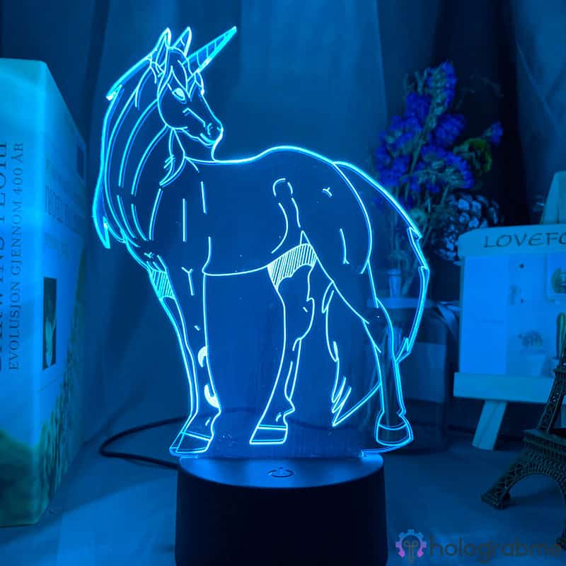 Lampe 3D Licorne 6