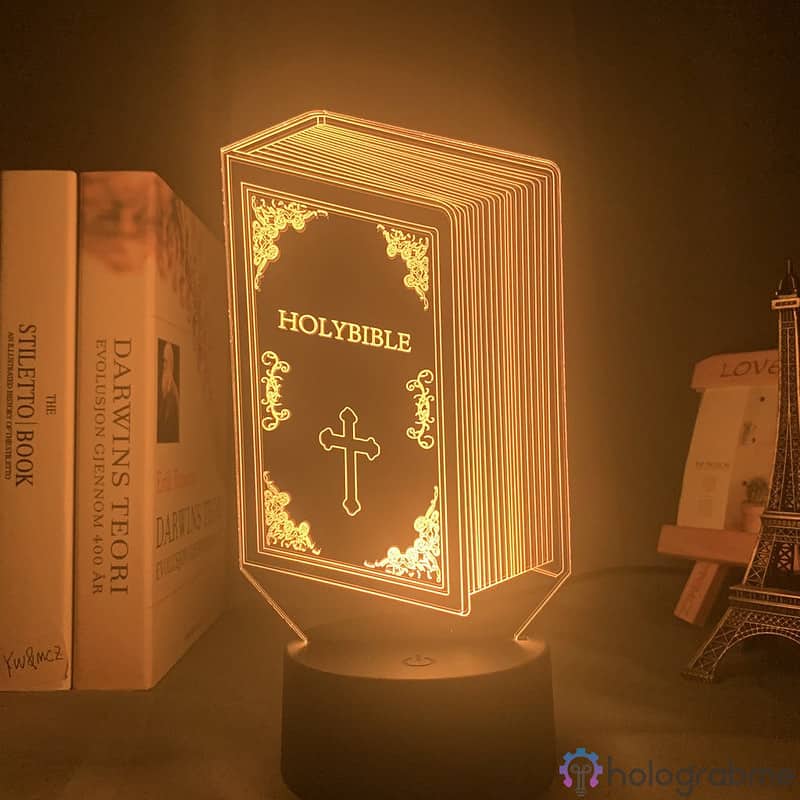 Lampe 3D Livre de la Bible 5