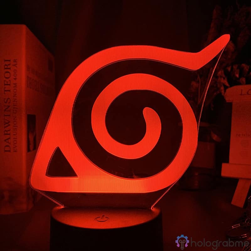 Lampe 3D Logo Konoha 1