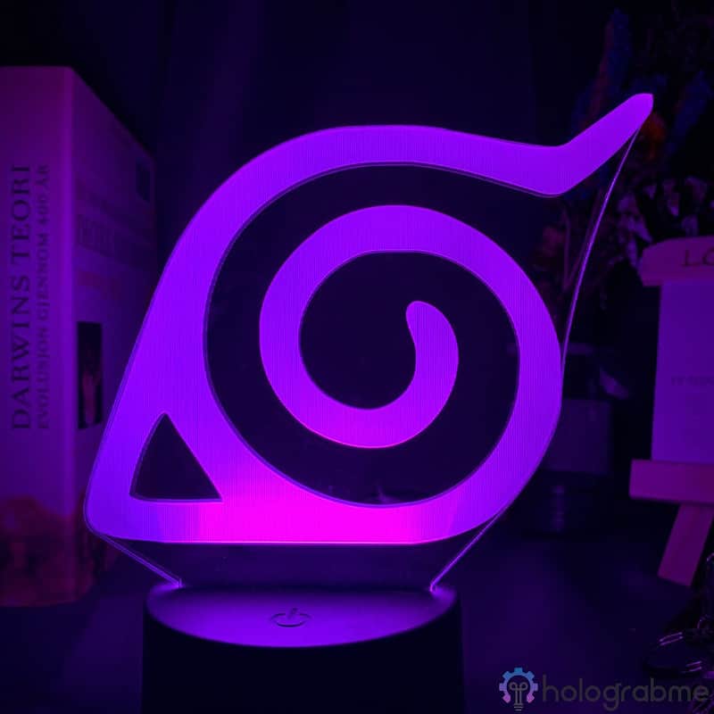 Lampe 3D Logo Konoha 7