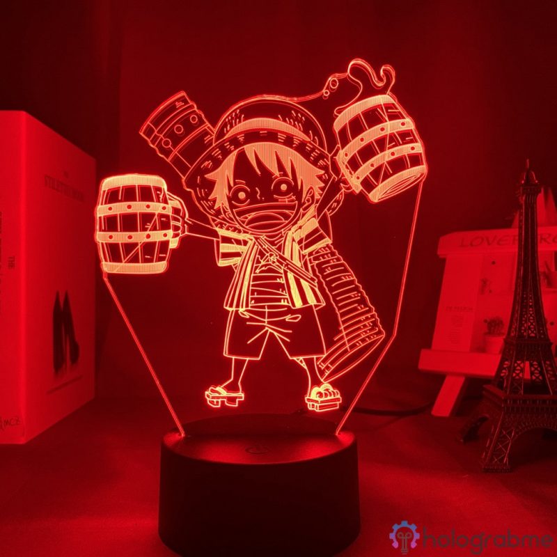 Lampe 3D Luffy Chibi 1